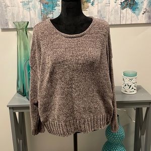 Charcoal grey open back chunky sweater. Perfect for winter!!!